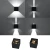 Kinkiet LUCA czarny LED IP54 SL.0545 - Sollux