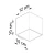 Kinkiet QUAD 1 antracyt SL.0565 - Sollux
