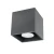 Plafon QUAD 1 antracyt SL.0567 - Sollux