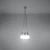 Lampa wisząca DIEGO 5 biała SL.0571 - Sollux