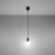 Lampa wisząca DIEGO 1 czarna SL.0572 - Sollux