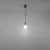 Lampa wisząca DIEGO 1 szara SL.0575 - Sollux