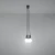 Lampa wisząca DIEGO 3 szara SL.0576 - Sollux