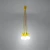 Lampa wisząca DIEGO 5 żółta SL.0580 - Sollux