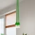 Lampa wisząca DIEGO 3 zielony SL.0582 - Sollux