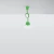 Lampa wisząca DIEGO 3 zielony SL.0582 - Sollux