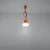 Lampa wisząca DIEGO 3 pomarańczowy SL.0585 - Sollux