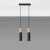Lampa wisząca PABLO 2 czarna SL.0633 - Sollux