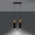 Lampa wisząca PABLO 2 czarna SL.0633 - Sollux