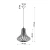 Lampa wisząca ELZA SL.0641 - Sollux