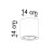 Plafon CULLO 140 beton SL.0645 - Sollux