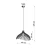 Lampa wisząca UMB biały SL.0664 - Sollux