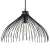 Lampa wisząca UMB czarny SL.0665 - Sollux