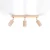 Plafon BERG 3 naturalne drewno SL.0703 - Sollux