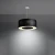 Żyrandol SATURNO 50 czarny SL.0748 - Sollux