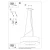 Żyrandol SATURNO SLIM 50 czarny SL.0750 - Sollux