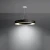 Żyrandol SATURNO SLIM 70 czarny SL.0754 - Sollux