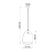 Lampa wisząca ceramiczna BUKANO SL.0842 - Sollux