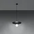 Lampa wisząca FLAVIO czarna SL.0853 - Sollux