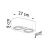 Plafon BASIC 2 beton SL.0882 - Sollux