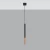 Lampa wisząca MOZAICA 1 czarny/miedź SL.0888 - Sollux