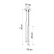 Lampa wisząca MOZAICA 3P czarny/miedź SL.0890 - Sollux