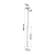 Lampa wisząca MOZAICA 1 czarny/złoto SL.0891 - Sollux