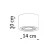 Plafon BASIC 1 naturalne drewno SL.0913 - Sollux
