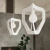Lampa wisząca TRES biała SL.0929 - Sollux
