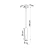 Lampa wisząca LOOPEZ 1 czarny/chrom SL.0940 - Sollux