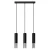Lampa wisząca LOOPEZ 3L czarny/chrom SL.0942 - Sollux