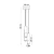 Lampa wisząca LOOPEZ 3P czarny/miedź SL.0949 - Sollux