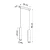 Lampa wisząca LOOPEZ 2 czarny/złoty SL.0953 - Sollux
