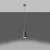 Lampa wisząca QUBIC szara SL.0964 - Sollux