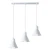 Lampa wisząca TALEJA 3 biała [E27] SL.0984 - Sollux