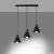 Lampa wisząca TALEJA 3 czarna [E27] SL.0986 - Sollux