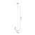 Lampa wisząca TAZILA 1 biała [ES111] SL.0987 - Sollux