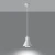 Lampa wisząca TAZILA 1 biała [ES111] SL.0987 - Sollux