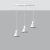 Lampa wisząca TAZILA 3 biała [ES111] SL.0988 - Sollux