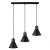 Lampa wisząca TAZILA 3 czarna [ES111] SL.0990 - Sollux