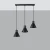 Lampa wisząca TAZILA 3 czarna [ES111] SL.0990 - Sollux