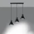 Lampa wisząca TAZILA 3 czarna [ES111] SL.0990 - Sollux
