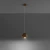 Lampa wisząca WOODY naturalne drewno SL.1011 - Sollux