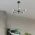 Żyrandol LANGO 5 czarny SL.1022 - Sollux