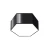 Plafon SUNDE 13 czarny SL.1060 - Sollux