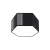Plafon SUNDE 15 czarny SL.1061 - Sollux