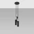 Lampa wisząca BORGIO 3P czarny SL.1081 - Sollux