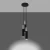 Lampa wisząca BORGIO 3P czarny SL.1081 - Sollux