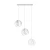 Lampa wisząca TULOS 3L biała SL.1085 - Sollux
