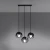 Lampa wisząca TULOS 3L czarna SL.1089 - Sollux